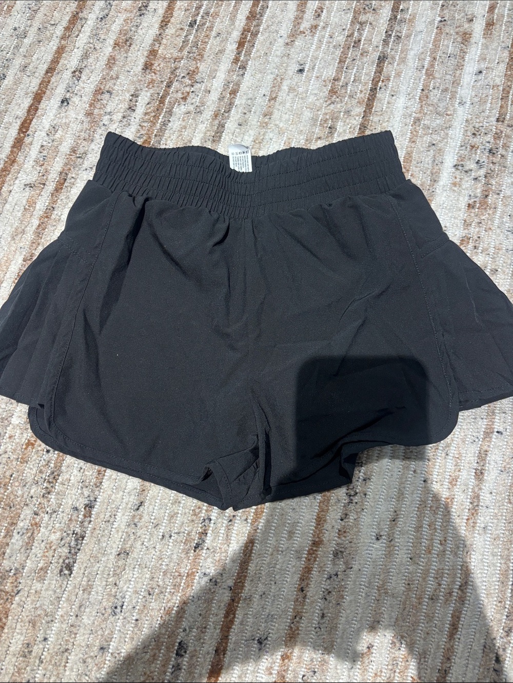 Yogalicious Black High-Rise Athletic Shorts